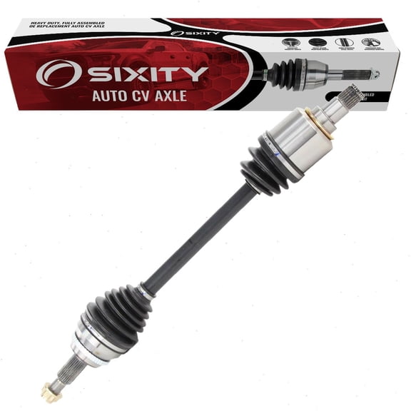 Sixity Front Left CV Axle compatible with Toyota Sienna 2.7L 3.5L L4 V6 2011-2015 - Driver Side Complete Axle Shaft Assembly