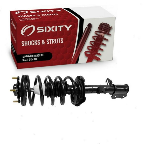 Sixity Front Left Strut & Coil Spring compatible with Mazda Tribute 2001-2011