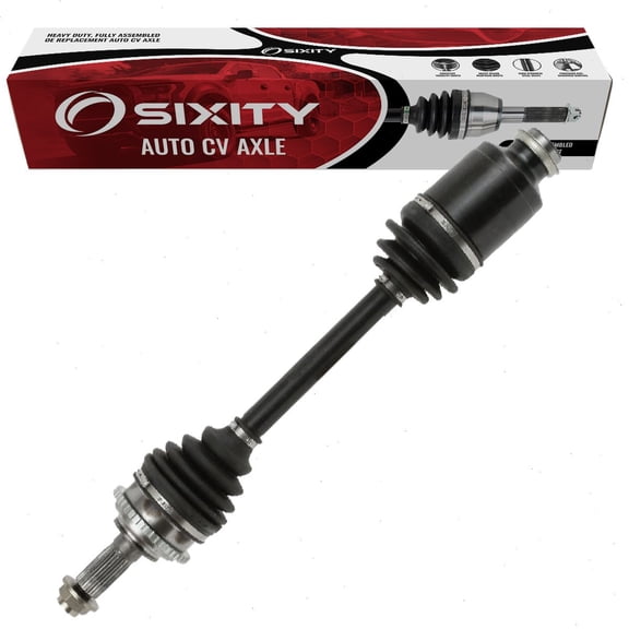 Sixity Front Right CV Axle compatible with Ford Fusion 2.3L 2.5L L4 2006-2012 - Passenger Side Complete Axle Shaft Assembly