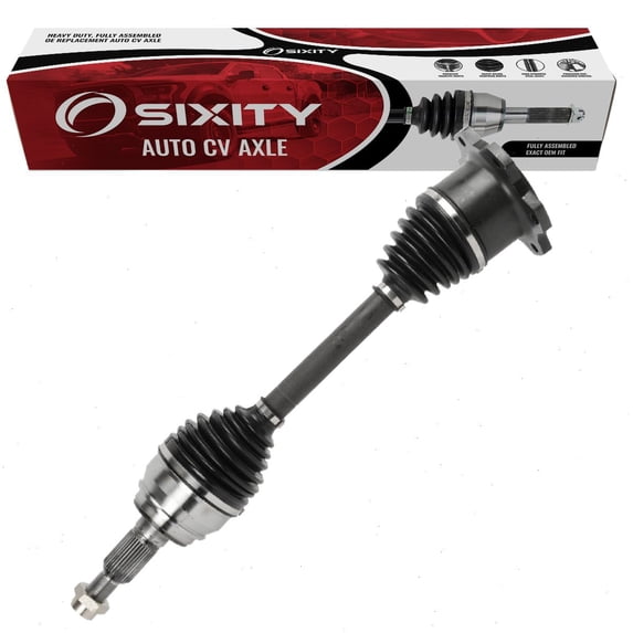 Sixity Front Right CV Axle compatible with GMC Sierra 1500 Classic 2007 - Passenger Side Complete Axle Shaft Assembly