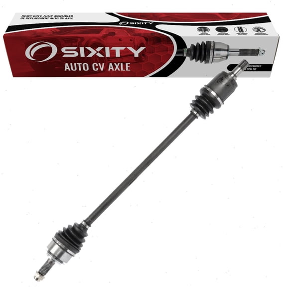 Sixity Front Right CV Axle compatible with Honda Civic 1.8L L4 2006-2015 - Passenger Side Complete Axle Shaft Assembly