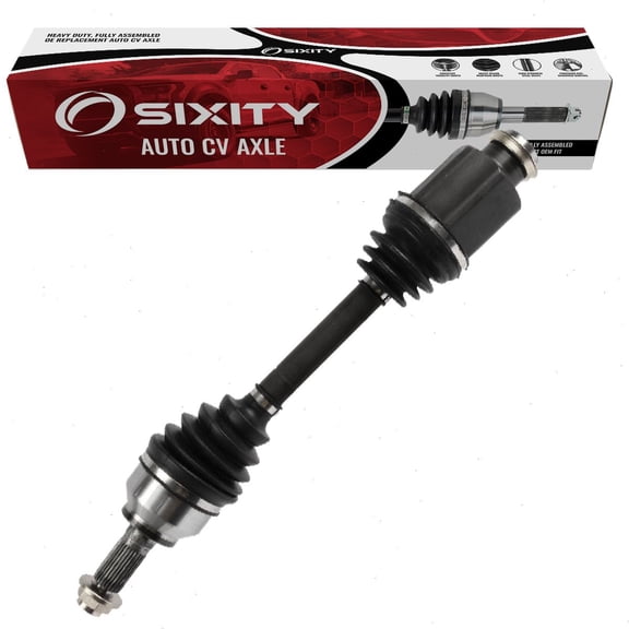 Sixity Front Right CV Axle compatible with Mazda 5 2.3L L4 2006-2010 - Passenger Side Complete Axle Shaft Assembly