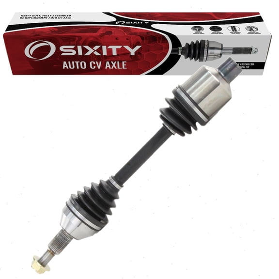 Sixity Front Right CV Axle compatible with Ram C V 2012-2015 - Passenger Side Complete Axle Shaft Assembly