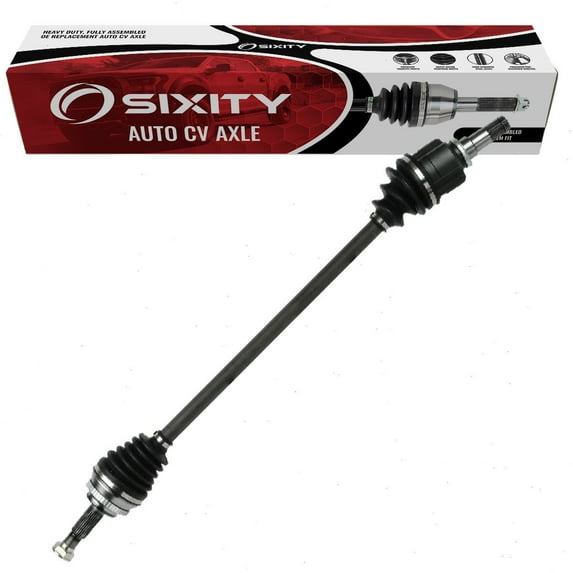 Sixity Front Right CV Axle compatible with Toyota Prius 2004-2009 - Passenger Side Complete Axle Shaft Assembly