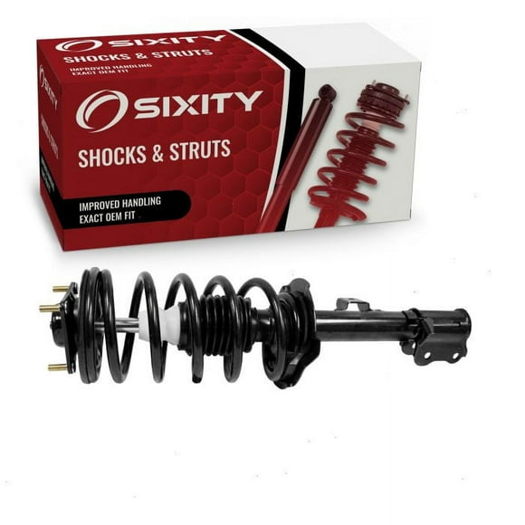 Sixity Front Right Strut & Coil Spring compatible with Mazda Tribute 2001-2011