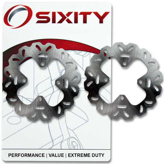 Sixity Front Rotor compatible with Can-Am Outlander 800R EFI X xc 2011 Complete Set