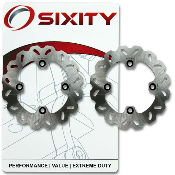 Sixity Front Rotor compatible with Can-Am Renegade 500 2009-2012 Complete Set
