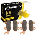 thumbnail image 1 of Sixity N6 Front Rear Sintered Brake Pads compatible with ATK 350 1993 Complete Set, 1 of 5