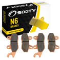 thumbnail image 1 of Sixity N6 Front Rear Sintered Brake Pads compatible with ATK 350 CC 1993-1996 Complete Set, 1 of 5