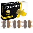 thumbnail image 1 of Sixity N6 Front Rear Sintered Brake Pads compatible with ATK GV650 V-Twin Cruiser 2011 Complete Set, 1 of 5