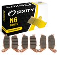 thumbnail image 1 of Sixity N6 Front Rear Sintered Brake Pads compatible with Honda VFR750F Interceptor 1990-1993 Complete Set, 1 of 5
