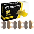 thumbnail image 1 of Sixity N6 Front Rear Sintered Brake Pads compatible with Hyosung GV650 Aquila Pro 2012 Complete Set, 1 of 5