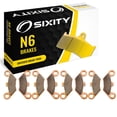 thumbnail image 1 of Sixity N6 Front Rear Sintered Brake Pads compatible with Polaris Sportsman 800 EFI X2 2007-2009 Complete Set, 1 of 5