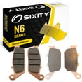 thumbnail image 1 of Sixity N6 Front Rear Sintered Brake Pads compatible with Suzuki GW250 L4 L5 2015 Complete Set, 1 of 5