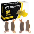 thumbnail image 1 of Sixity N6 Front Sintered Brake Pads compatible with Can-Am Outlander 1000 EFI XT 2013 Complete Set, 1 of 5