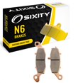 thumbnail image 1 of Sixity N6 Rear Sintered Brake Pads compatible with Kawasaki VN1600B Vulcan 1600 Mean Streak B7F B7FA B8F B8FA 2007-2008 Complete Set, 1 of 5