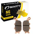 thumbnail image 1 of Sixity N6 Rear Sintered Brake Pads compatible with Suzuki DL650A V-Strom ABS AK7 AK8 AK9 AL1 AL2 AL3 AL4 AL5 2007-2009 Complete Set, 1 of 5