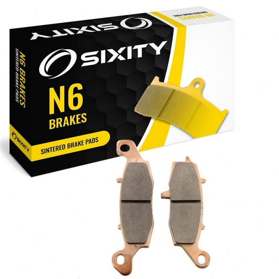 Sixity N6 Rear Sintered Brake Pads compatible with Suzuki M109R Boulevard VZR 1800 L6 L7 L8 L9 L1 L2 L3 L4 2011-2014 Complete Set