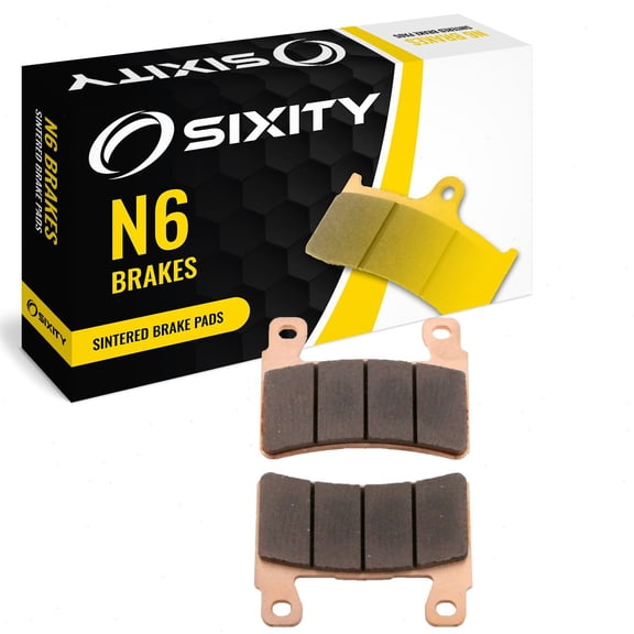 Sixity N6 Sintered Brake Pads FA296 Rear Replacement Kit