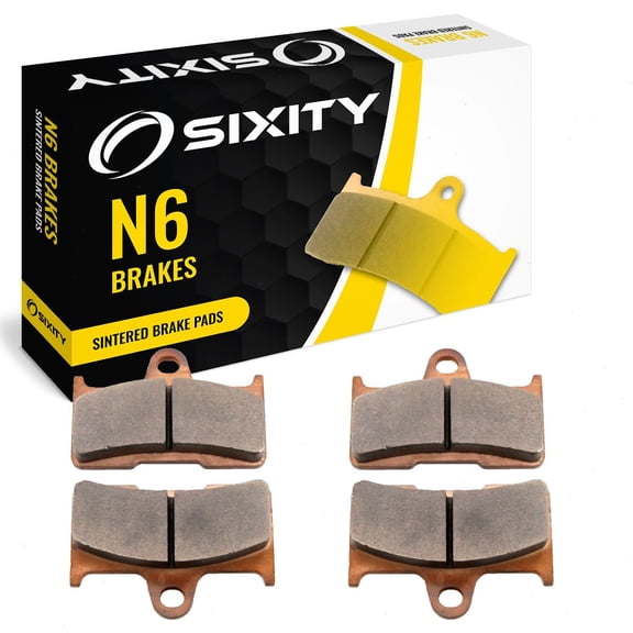 Sixity N6 Sintered Brake Pads FA344 FA344 Front Rear Replacement Kit
