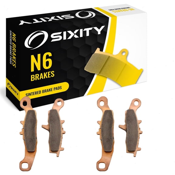 Sixity N6 Sintered Brake Pads FA349 FA349 Front Rear Replacement Kit