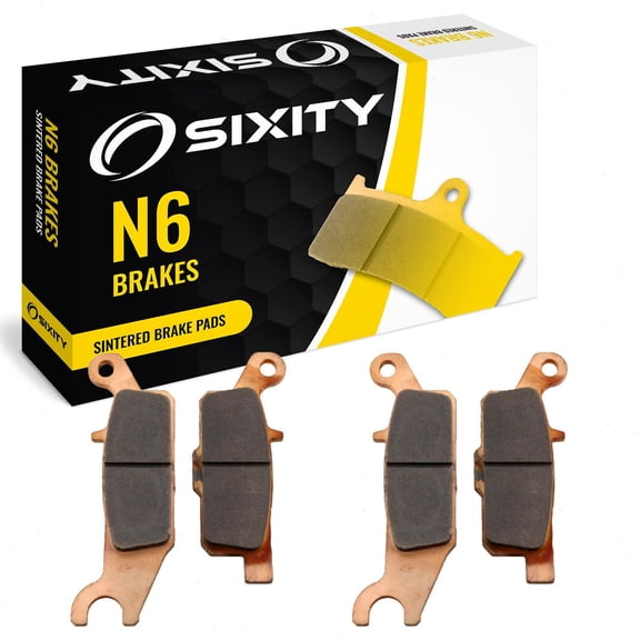 Sixity N6 Sintered Brake Pads FA444 FA444 Front Rear Replacement Kit