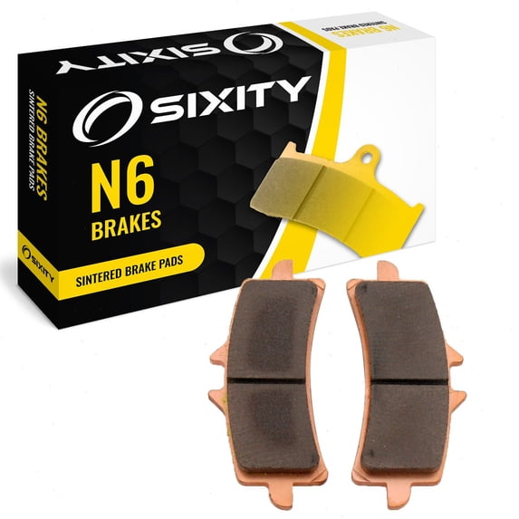 Sixity N6 Sintered Brake Pads FA447 Front Replacement Kit
