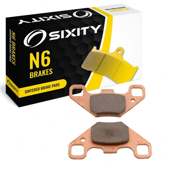 Sixity N6 Sintered Brake Pads FA490 Rear Replacement Kit