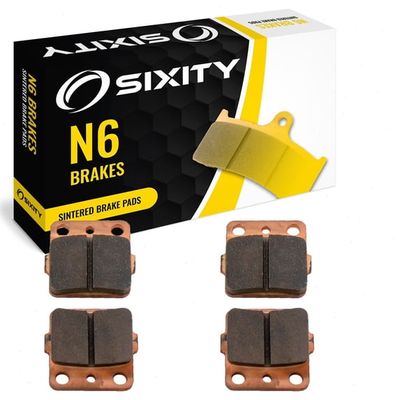Sixity N6 Sintered Brake Pads FA84/2 FA84/2 Front Rear Replacement Kit Full Complete