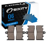 Sixity Q6 Front Organic Brake Pads compatible with BMW R850 R 2003-2006 Complete Set
