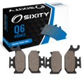 thumbnail image 1 of Sixity Q6 Front Organic Brake Pads compatible with Can-Am Outlander Max 650 EFI XT 2011-2012 Complete Set, 1 of 5