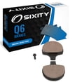 thumbnail image 1 of Sixity Q6 Front Organic Brake Pads compatible with Harley Davidson FXSTS Springer Softail 2000-2005 Complete Set, 1 of 5