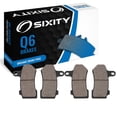 thumbnail image 1 of Sixity Q6 Front Organic Brake Pads compatible with Harley Davidson VRSCF V-Rod Muscle 2009-2013 Complete Set, 1 of 5