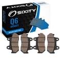 thumbnail image 1 of Sixity Q6 Front Organic Brake Pads compatible with Honda GL1200 Gold Wing 5mm Rotor 1984 Complete Set, 1 of 5