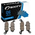 thumbnail image 1 of Sixity Q6 Front Organic Brake Pads compatible with Kawasaki EX650 Ninja 650R A6F A7F A8F C9F CAF 2006-2010 Complete Set, 1 of 5