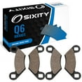 thumbnail image 1 of Sixity Q6 Front Organic Brake Pads compatible with Polaris Diesel (455cc) 1999-2000 Complete Set, 1 of 5