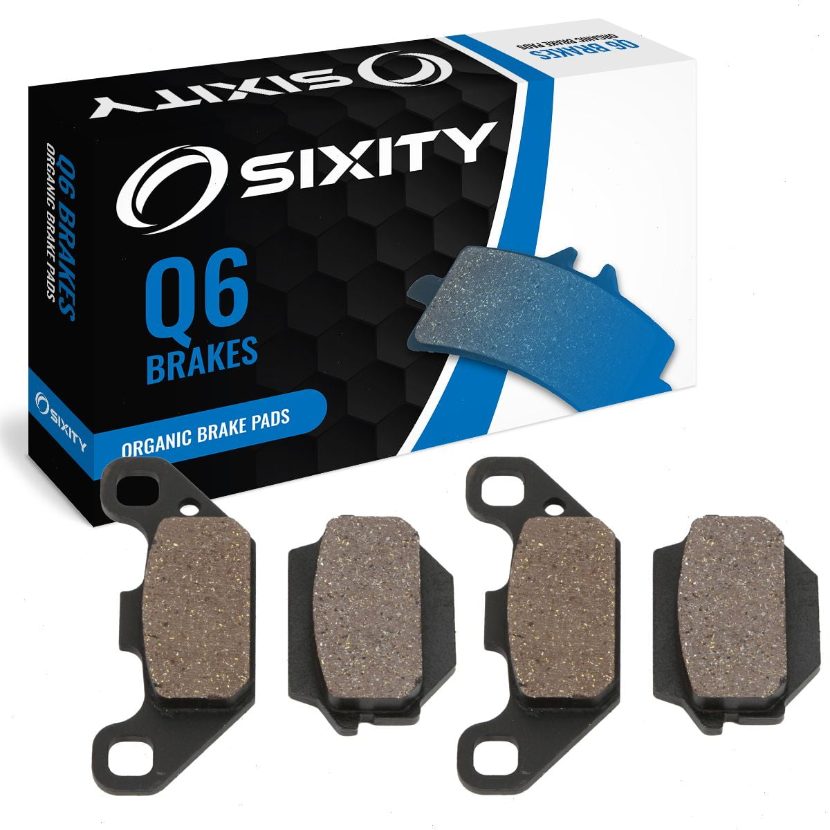 Aazon.co: Factory Spec, Front & Rear Sei-etallic Brake Pads For - Foto 5