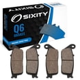 thumbnail image 1 of Sixity Q6 Front Organic Brake Pads compatible with Triumph Street Triple 675 Nissin Rear To 560476 2008-2012 Complete Set, 1 of 5