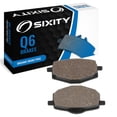 thumbnail image 1 of Sixity Q6 Front Organic Brake Pads compatible with Yamaha RT180 E G H J 1993-1997 Complete Set, 1 of 5
