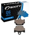 thumbnail image 1 of Sixity Q6 Front Organic Brake Pads compatible with Yamaha RX-Z 135 3XL3 5PV1 5PV2 2000-2005 Complete Set, 1 of 5