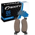 thumbnail image 1 of Sixity Q6 Front Organic Brake Pads compatible with Yamaha TW200 N NC P PC R RC S SC T TC V VC W WC X Y Z A B D E F 2001-2006 Complete Set, 1 of 5