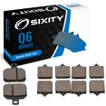 thumbnail image 1 of Sixity Q6 Front Rear Organic Brake Pads compatible with Aprilia Tuono 1000 R Factory RSV Radial Caliper 2004-2005 Complete Set, 1 of 5
