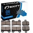 thumbnail image 1 of Sixity Q6 Front Rear Organic Brake Pads compatible with Aprilia Tuono 50 Standard Caliper 2004-2005 Complete Set, 1 of 5