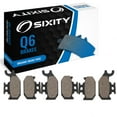 thumbnail image 1 of Sixity Q6 Front Rear Organic Brake Pads compatible with Can-Am Renegade 800R 2011 Complete Set, 1 of 5