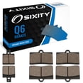 thumbnail image 1 of Sixity Q6 Front Rear Organic Brake Pads compatible with Ducati 916 SP Biposto 1995 Complete Set, 1 of 5