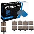 thumbnail image 1 of Sixity Q6 Front Rear Organic Brake Pads compatible with Ducati 996R 2001 Complete Set, 1 of 5