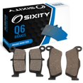 thumbnail image 1 of Sixity Q6 Front Rear Organic Brake Pads compatible with Gas Gas Enducross EC 250 1998-1999 Complete Set, 1 of 5