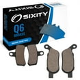 thumbnail image 1 of Sixity Q6 Front Rear Organic Brake Pads compatible with Harley Davidson FLSTN Softail Deluxe Spoke wheel 2012-2014 Complete Set, 1 of 5