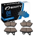 thumbnail image 1 of Sixity Q6 Front Rear Organic Brake Pads compatible with Harley Davidson XL883C Sportster 883 Custom 2000-2003 Complete Set, 1 of 5