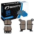 thumbnail image 1 of Sixity Q6 Front Rear Organic Brake Pads compatible with Honda CR85RB Expert 2003-2007 Complete Set, 1 of 5